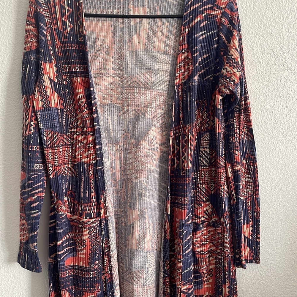 Lularoe Womens Sarah Duster Cardigan Small - Picture 2 of 6